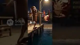 I caught a big crab#tung #トゥントゥントゥンサフール #トントントンサフール #ブレインロッド #shortvideo #shorts