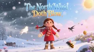 🌬️ The North Wind Doth Blow | Classic Nursery Rhyme for Kids | Winter Song ❄️ | Bocha Kids