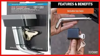 Secure Your Trailer with the CURT Deadbolt Hitch Lock &ndash; Durable, Easy, and Reliable