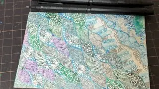８枚に分けた絵の加筆
