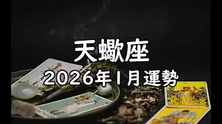 天蠍座2026年1月運勢💡+指引🎐