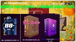 HARVEST 9X 84+ & 88+ LEGEND! TRAINING VARIETY PACK, Madden 23 Ultimate Team