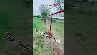 Pipe Fence #red #pipefence #welding #weldinglife  #fence #horse #cow #livestock #goatfence