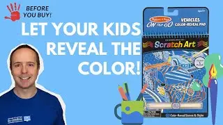 Discover the magic of Melissa & Doug's Scratch Art Color-Reveal Pad for kids who love vehicles!