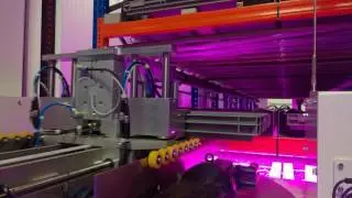 Urban Crop Solutions | Large Scale Plant Factory - Automated Crate Handling