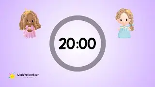 Cute Princess &ndash; 20 Minutes Countdown Timer With Calm Fairy Tale Music | Magical Classroom Timer