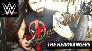 The Headbangers WWE theme guitar cover