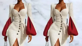 How to draft a Pinterest inspired wrap dress /beginners level