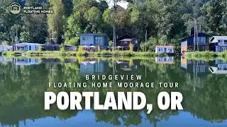 Portland Floating Home Moorage:  Bridgeview Moorage near Sauvie Island