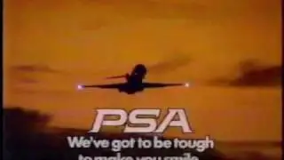 1985 PSA  {Pacific Southwest Airlines} Commercial