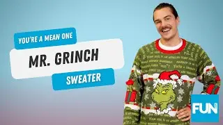 You're a Mean One Mr. Grinch Sweater for Adults - Holiday Cheer with a Grinchy Twist!