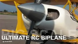 Big Scale Hangar 9 46% Ultimate Biplane 3D acrobatic flight