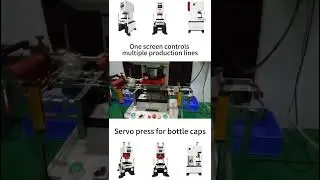 Servo press punch die cutting machine for bottle caps #servopress #machine #cnc #manufacturing