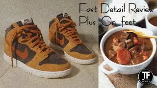 Nike Dunk Hi Dark Russet Curry Fast Detail Review Plus On Feet