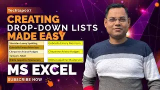 Creating a Drop Down List in Microsoft Excel