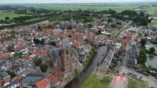 Drone flight above Oudewater - Flight #2 - 4K