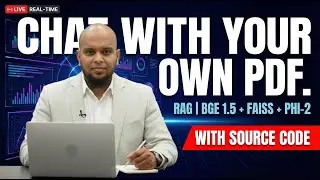 Chat With Your Own PDF using RAG | BGE 1.5 + FAISS + PHI-2 &ndash; Tamil Explanation
