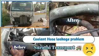 🚚 coolant Hose change in TATA SUPER ACE.. SARATHI TRANSPORT 🚚