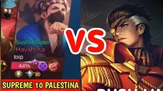 #valirbestgameplay #buildvalir Lawan Hayabusa Supreme 10 Palestina... GASKEUN..