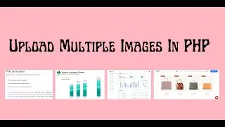 How to upload multiple images in PHP & store in mysql | Multiple input | 1 Input with multiple image