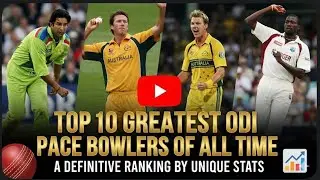 Top 10 Greatest ODI Pace Bowlers of All Time | A Definitive Ranking by Unique Stats