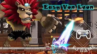 【ONLINE GAME】 MapleStory- Adele VS Easy Von Leon (Lion King's Castle Boss)