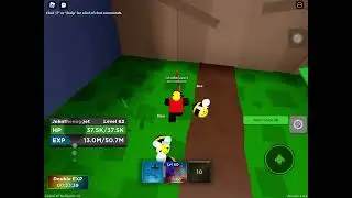 One shotting the boss in roblox blade quest!