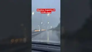 Mendoza! #argentina #chuva #clima