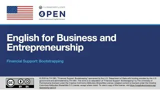 Financial Support: Bootstrapping (English for Business)