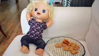 baby alive After school Routine! Snacks! Cartoons! Hamster! Homework!🍽