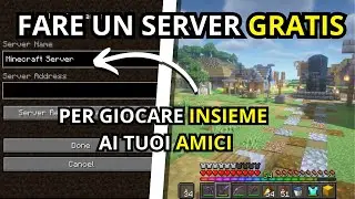 Come Fare un SERVER di Minecraft GRATIS 2025 (anche tlauncher)
