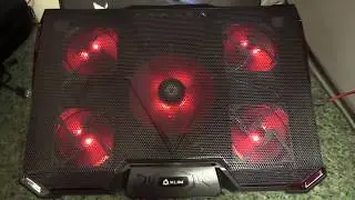 Klim Cyclone 5 Fan Laptop Cooler Ultra Quiet Cooling Pad Stand