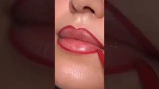 Hot red ❤️ #love #lipgloss #cosmetics #trend #aesthetic #beauty #lipstick #makeup #huge #more #yt