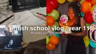 🎓🌸реалистичный видеоблог британской средней школы: 11 класс (неделя дней рождения)📚 *реалистичный*