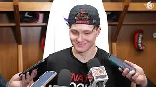 Brady Tkachuk, Shane Pinto, Tim St&uuml;tzle, and Travis Green Media Availability - Jan. 6