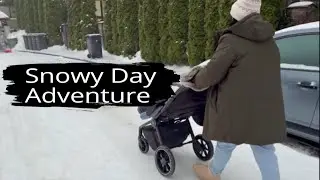 Winter with Little One: Sledding, Bus Rides & School