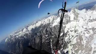 Spring flying in the Alps