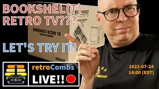 Распаковка портативной игровой системы E-MODS GV300S Mini TV в стиле ретро