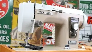 Demonstrating a New Home Janome Sewing Machine
