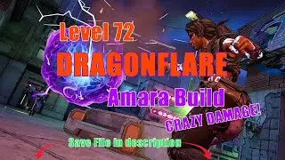 Билд Амары 72-го уровня DragonFlare! НЕВЕРОЯТНЫЙ урон от навыков ближнего боя и действий!
