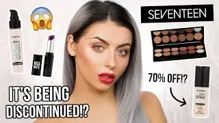 TESTING SEVENTEEN / 17 MAKEUP ! FULL FACE OF DRUGSTORE FIRST IMPRESSIONS