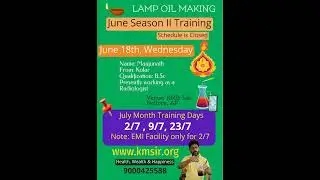 Now, Learn the Art of lamp oil making with EMI option #lampoil #diya #pujaoil #blending #kmsir
