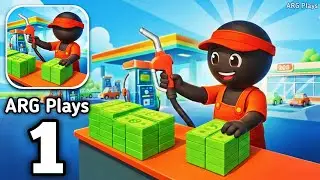 Gas Station - Idle Game Gameplay Walkthrough Part 1 - Gas Station Tycoon 