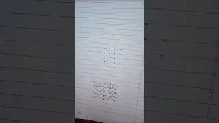 6*2*2 Dot rangoli #youtubeshorts @RangoliArt9986