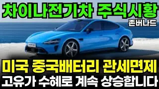 차이나전기차 미국도 결국 중국배터리받는다. 고유가 수혜 ETF로 상승시작했습니다. (미국주식 BYD CATL S&P500 TQQQ 휴머노이드로봇 중국주식  항셍테크 각도기 )
