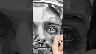 Jesus oilpainting #shorts #painting #oilpainting #art #viral #fyp #canvas #jesus