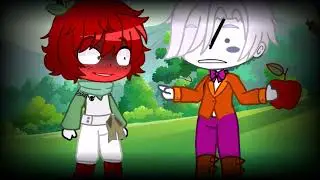 care for an apple ? II andy apple farm II gacha club II II meme II
