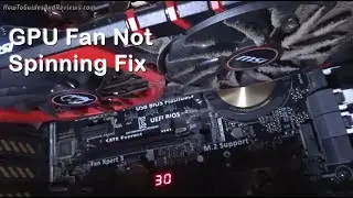 Computer GPU Fans Not Spinning Quick FIX - Sticky Fans Solution