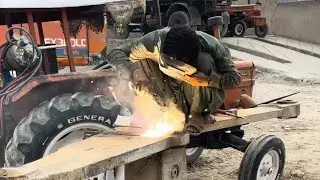 Broken CAT Loader Boom Fully Restored with Advanced Welding Techniques