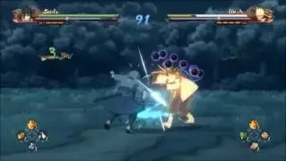 Rinnegan Sasuke Skill Showcase - Naruto Shippuden Ultimate Ninja Storm 4